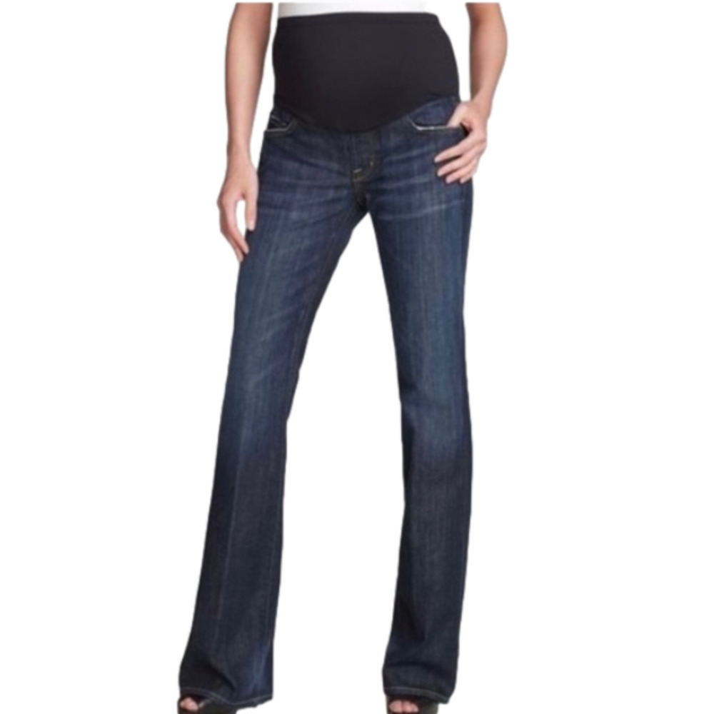 Citizens of humanity belly panel maternity bootcut jeans‎